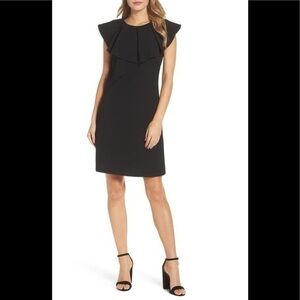 NWT Eliza J Ruffle Shift Dress